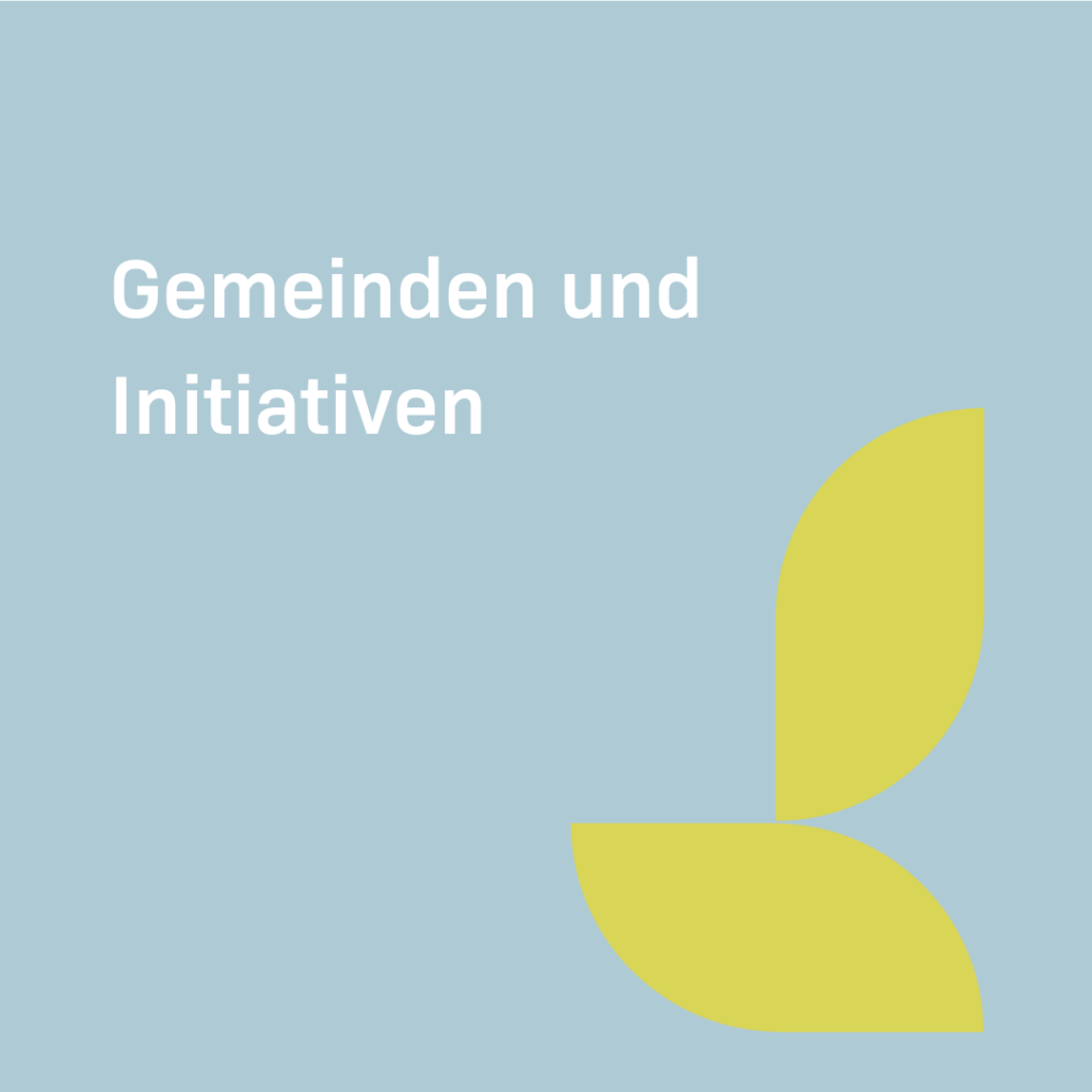 Symboldbild "Gemeinden und Initiativen"